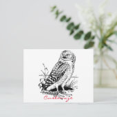 Barn Owl Thunder_Cove Briefkaart (Staand voorkant)