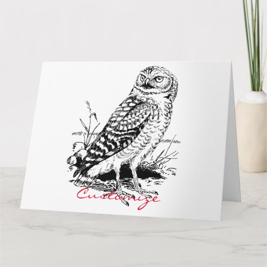 Barn Owl Thunder_Cove Kaart (Voorkant)