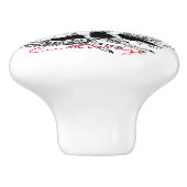 Barn Owl Thunder_Cove Keramische Knop (Zijkant)