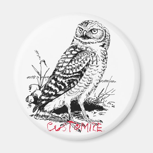 Barn Owl Thunder_Cove Magneet (Voorkant)