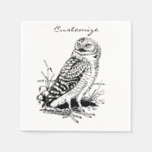 Barn Owl Thunder_Cove Servet (Voorkant)