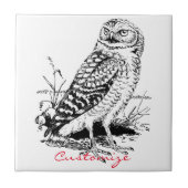 Barn Owl Thunder_Cove Tegeltje (Voorkant)