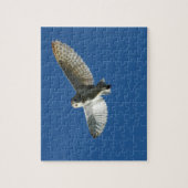 Barn Owl tijdens de vlucht overdag Legpuzzel (Verticaal)
