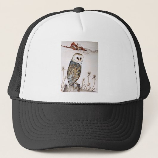 Barn owl trucker pet (Voorkant)