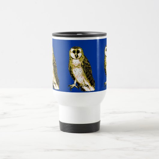 Barn Owl Tshirts, Hoodies, Mokken, Buttonnen Reisbeker (Center)
