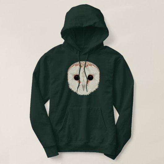 Barn Owl Unisex Pullover Hoodie (Design voorkant)