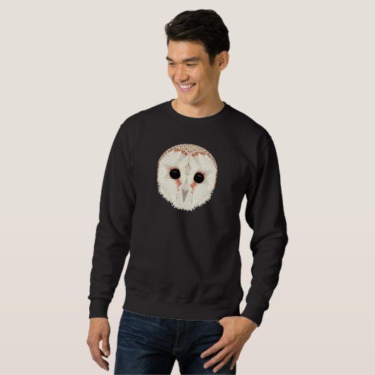 Barn Owl Unisex Sweatshirt (Voorkant volledig)