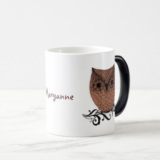 Barn Owl Whimsical Land Magische Mok (Voorkant rechts)