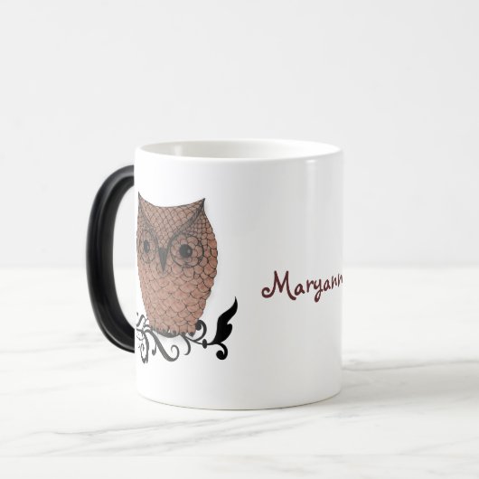 Barn Owl Whimsical Land Magische Mok (Voorkant links)