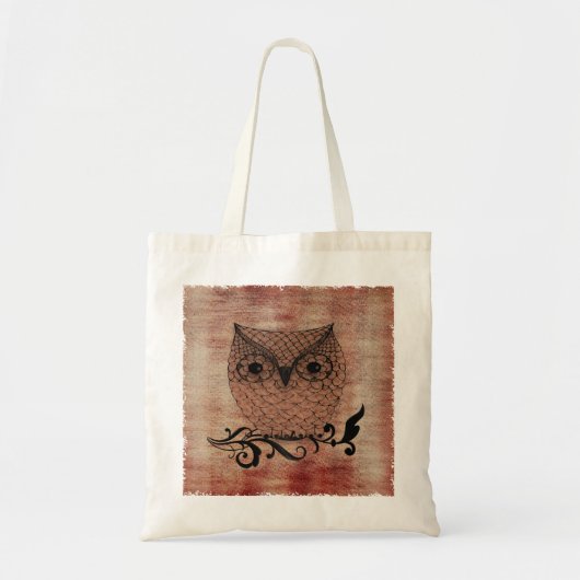 Barn Owl Whimsical Land Tote Bag (Voorkant)