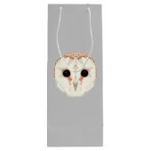 Barn Owl Wine Gift Bag Wijn Cadeautas (Achterkant)