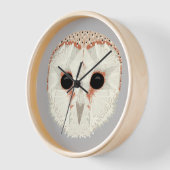 Barn Owl Wood Framed Clock (Hoek)