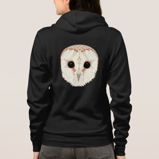 Barn Owl Zip Hoodie (Achterkant)
