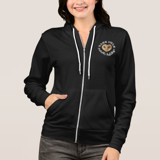 Barn Owls Buildings Jacket Hoodie (Voorkant)