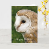 BARN OWLS KAART (Gele Bloem)