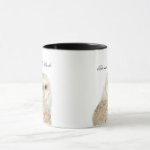 Barn Owls Rock - Waterverf Bird Collectie Mok (Midden)