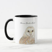 Barn Owls Rock - Waterverf Bird Collectie Mok (Links)