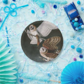 Barn Owls, the Birds of America John James Audubon Papieren Bordje (Feest)