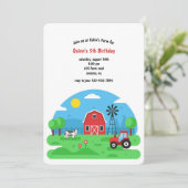 Barn Party Birthday Kaart (Staand voorkant)