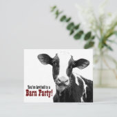 Barn Party - Landstijl samenvoegen Kaart (Staand voorkant)