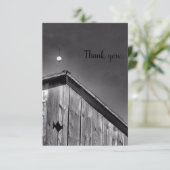 Barn Peak Tegen de hemel Bedankkaart (Staand voorkant)