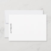 Barn Peak Tegen de hemel Bedankkaart (Achterkant)