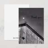 Barn Peak Tegen de hemel Bedankkaart (Voorkant / Achterkant)