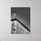 Barn Peak Tegen de hemel Canvas Afdruk (Voorkant)