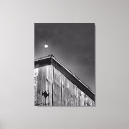 Barn Peak Tegen de hemel Canvas Afdruk