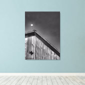 Barn Peak Tegen de hemel Canvas Afdruk (Insitu (Houten vloer))