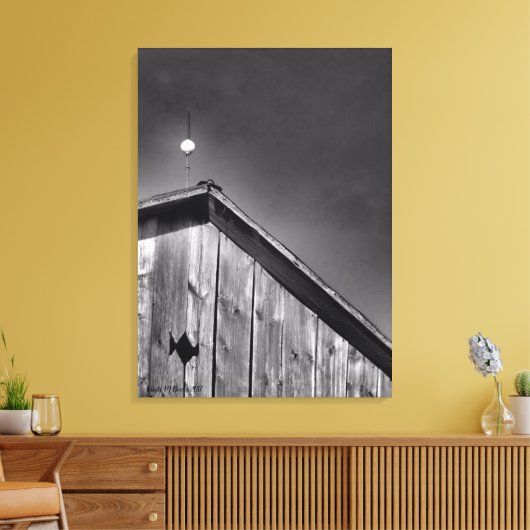 Barn Peak Tegen de hemel Canvas Afdruk (Insitu (Woonkamer))