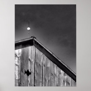 Barn Peak Tegen de hemel Poster