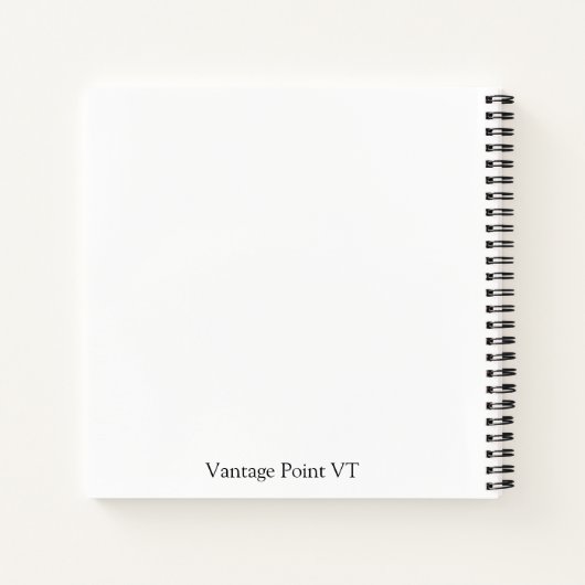 Barn Quilt Block Notebook in Pinks and Purples Notitieboek (Achterkant)