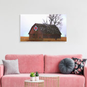Barn Quilt Canvas Afdruk (Insitu (Woonkamer))