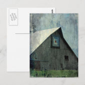 Barn Quilt Grunge Briefkaart (Voorkant / Achterkant)