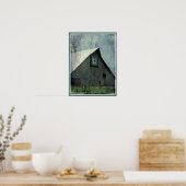 Barn Quilt Grunge Poster (Keuken)