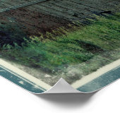 Barn Quilt Grunge Poster (Hoek)