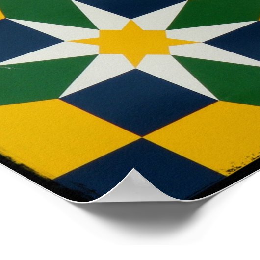 Barn Quilt Poster (Hoek)