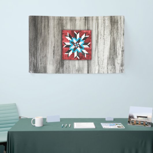 Barn Quilt Star 1 Spandoek (Beurs)