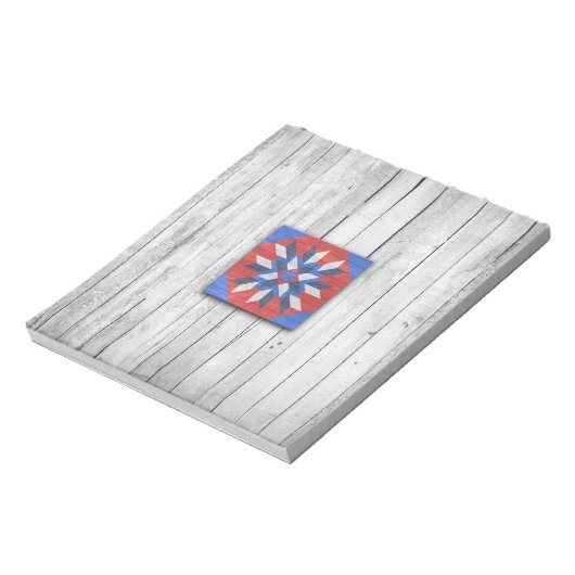 Barn Quilt Star 2 Notitieblok (Linkerzijde)