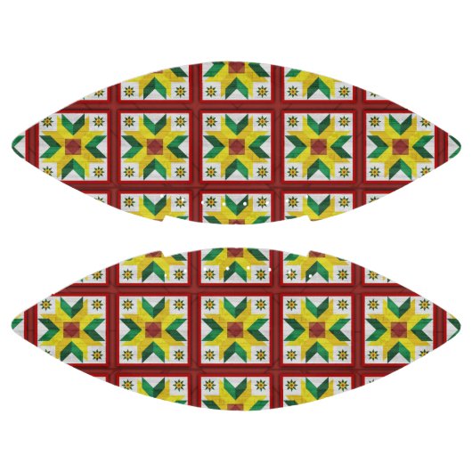 Barn Quilt Star 8-patroon American Football (Panelen)