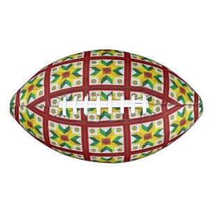 Barn Quilt Star 8-patroon American Football