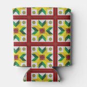 Barn Quilt Star 8-patroon Blikjeskoeler (Achterkant)