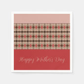 Barn Red en Rosy Pink Servet (Voorkant)