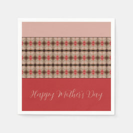 Barn Red en Rosy Pink Servet