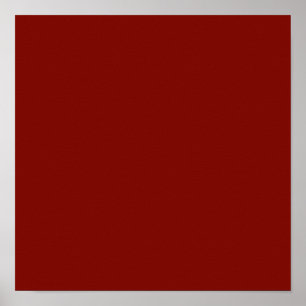 Barn Red (solid color) Poster