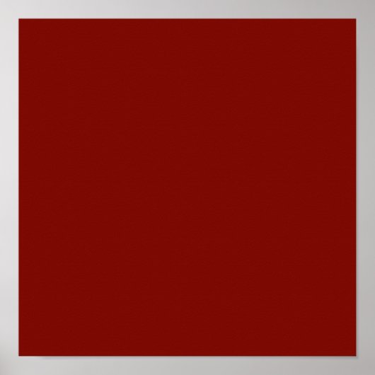 Barn Red (solid color)  Poster (Voorkant)