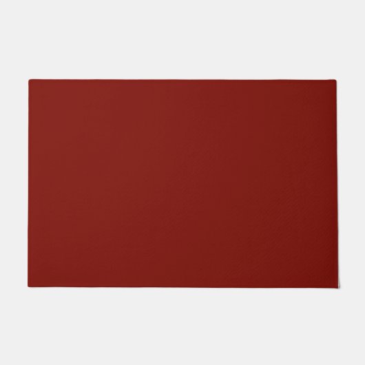 Barn Red (vaste kleur) Deurmat (Voorkant)