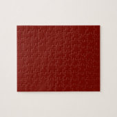 Barn Red (vaste kleur) Legpuzzel (Horizontaal)