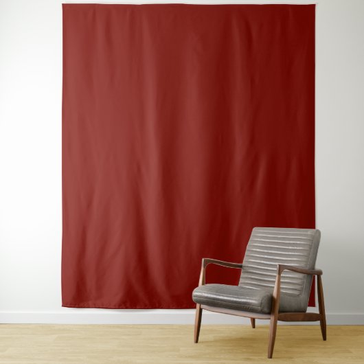 Barn Red (vaste kleur) Wandkleed (In situ)